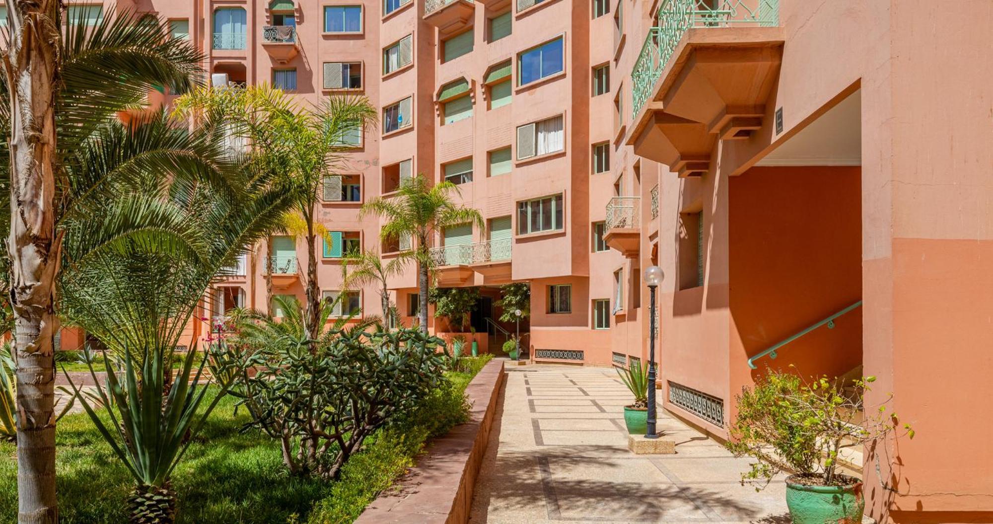 Charming 2-Bed Oasis Pool View Apartment Marrakesh Luaran gambar